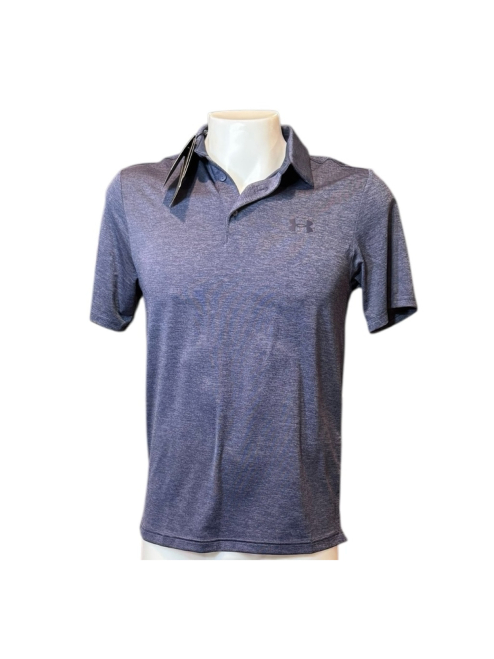 Men's Under Armour golf Polo Shirt Size S Blue Gray d34